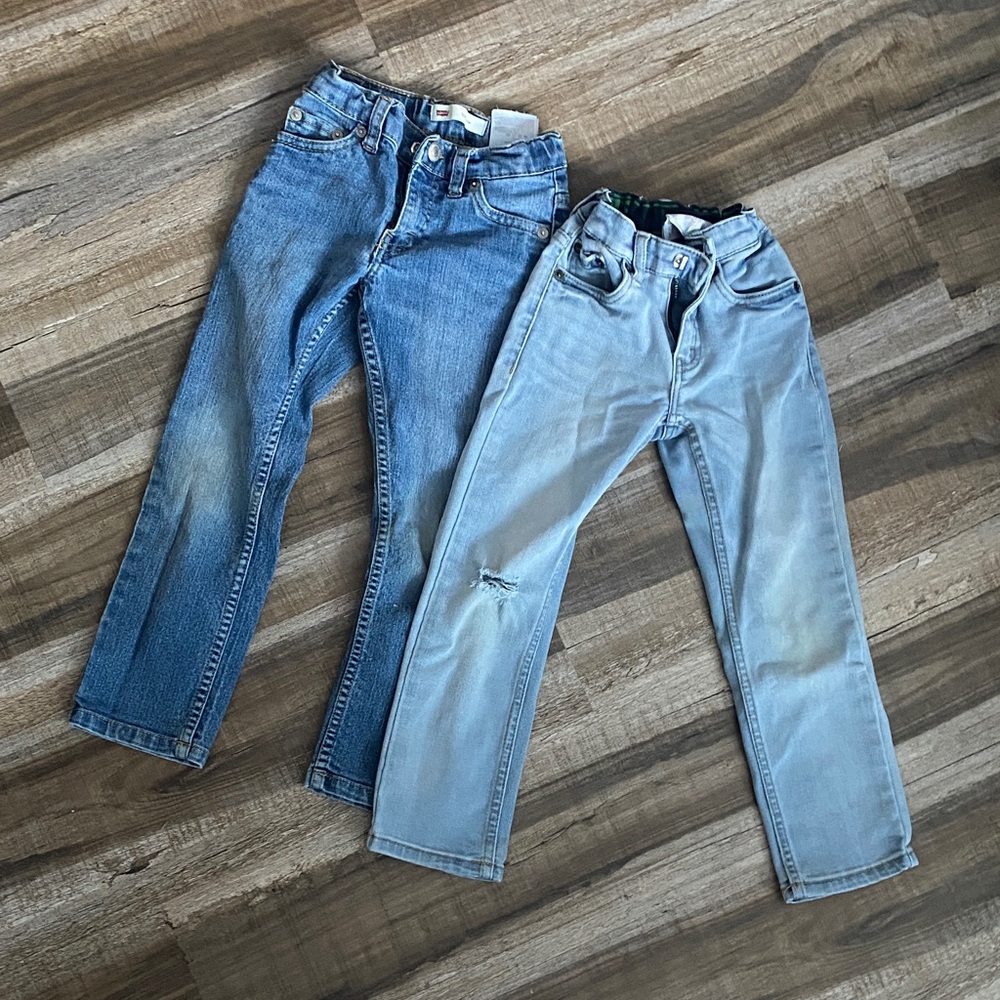 Levi's Kids Jeans in Classic Blue and Light Wash (2 pair)